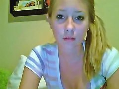 Free Porn Gorgeous Blonde Teen Masturbating In A Sexy Webcam Vid
